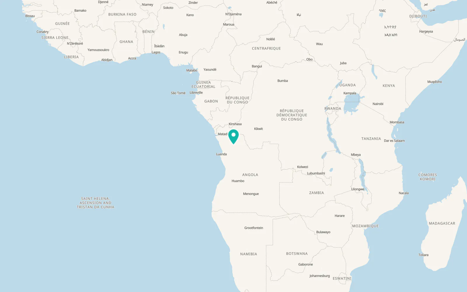 Map of Uíge