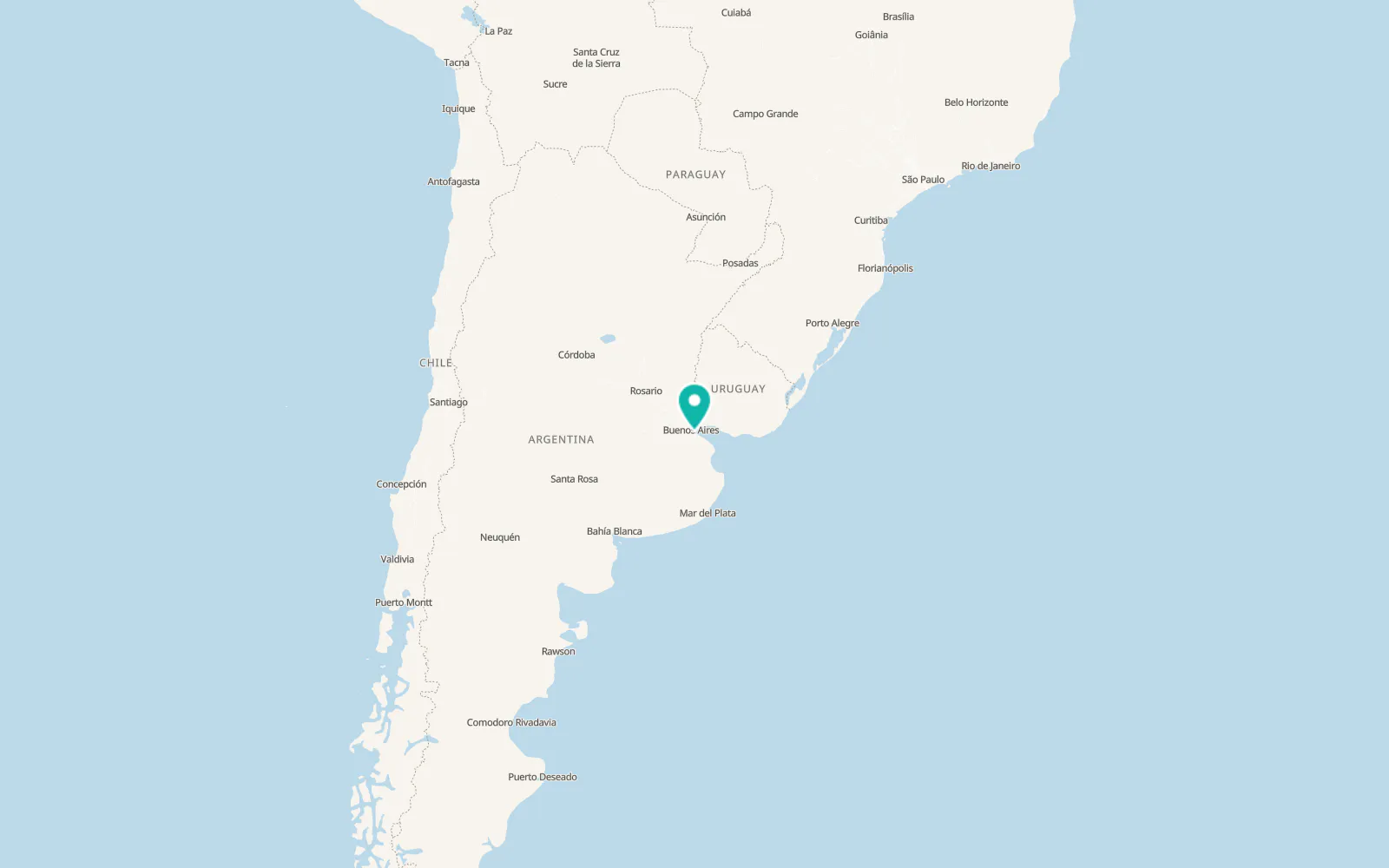 Map of Berazategui