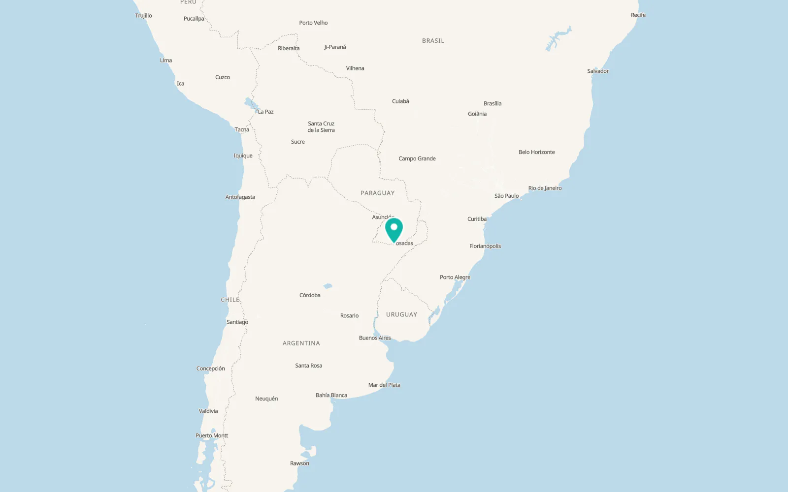 Map of Ituzaingó