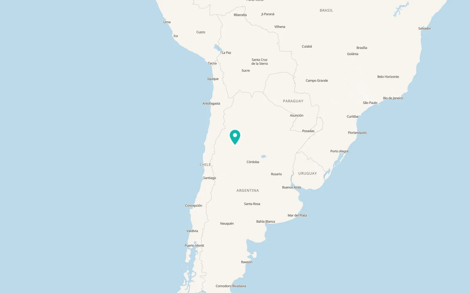 Map of La Rioja