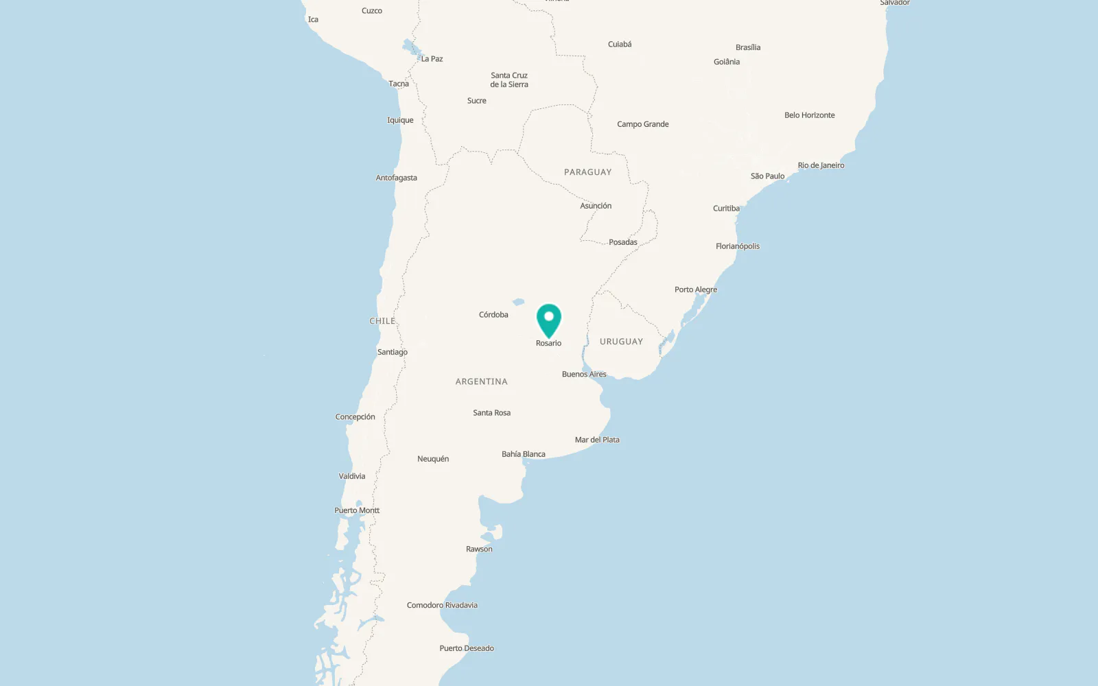 Map of Rosario