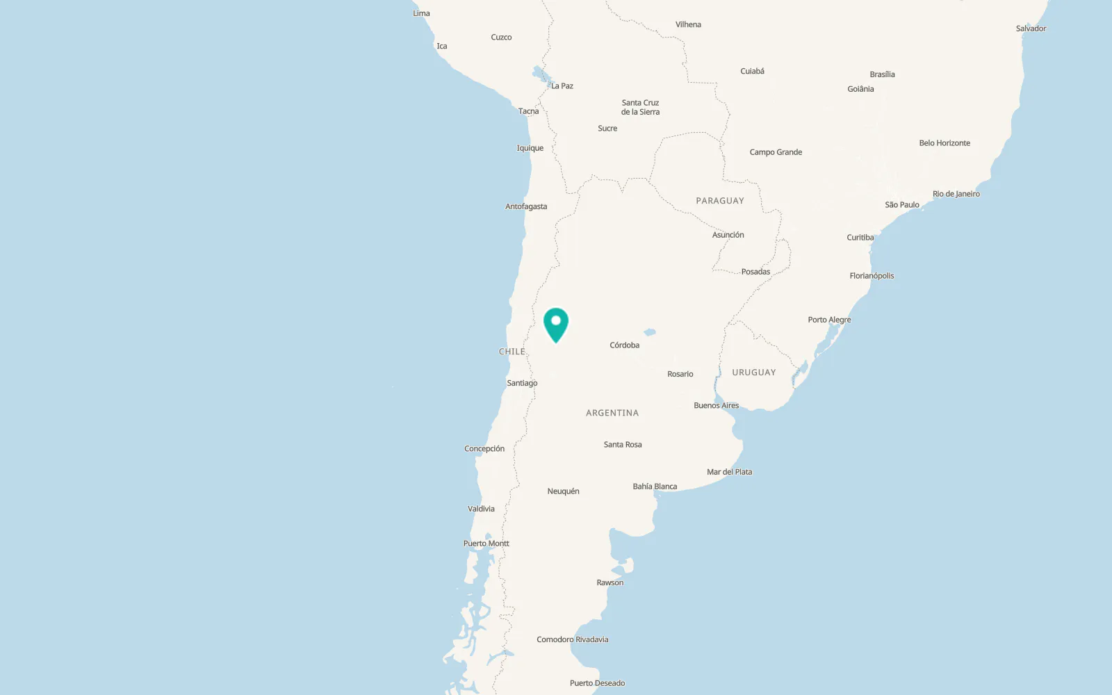 Map of San Juan