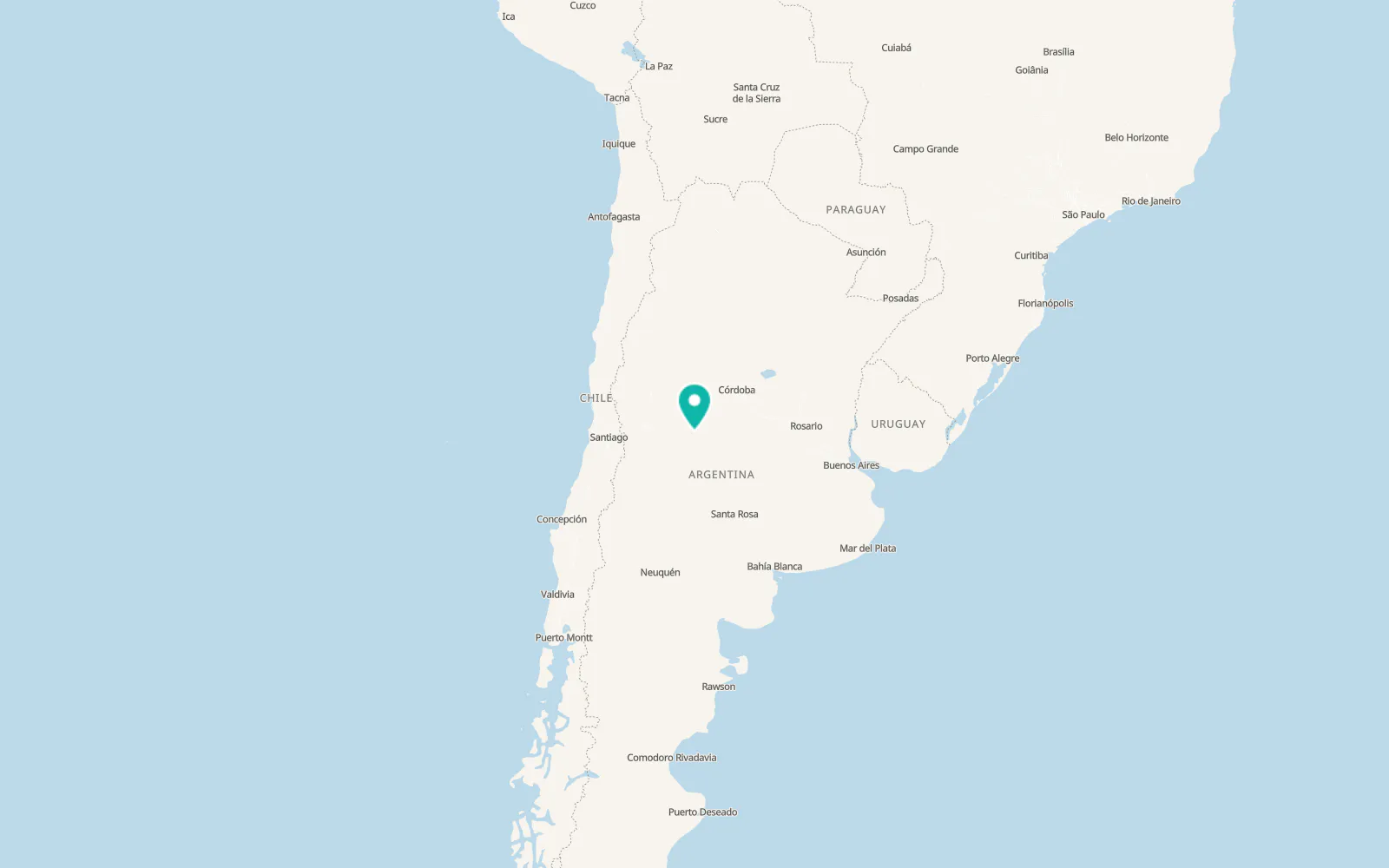 Map of San Luis