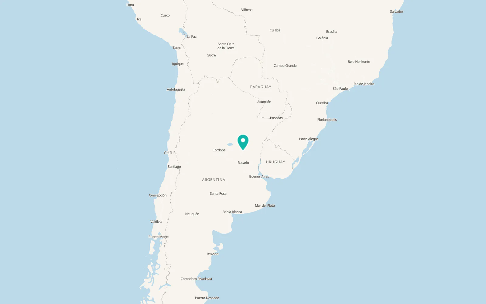 Map of Santa Fe