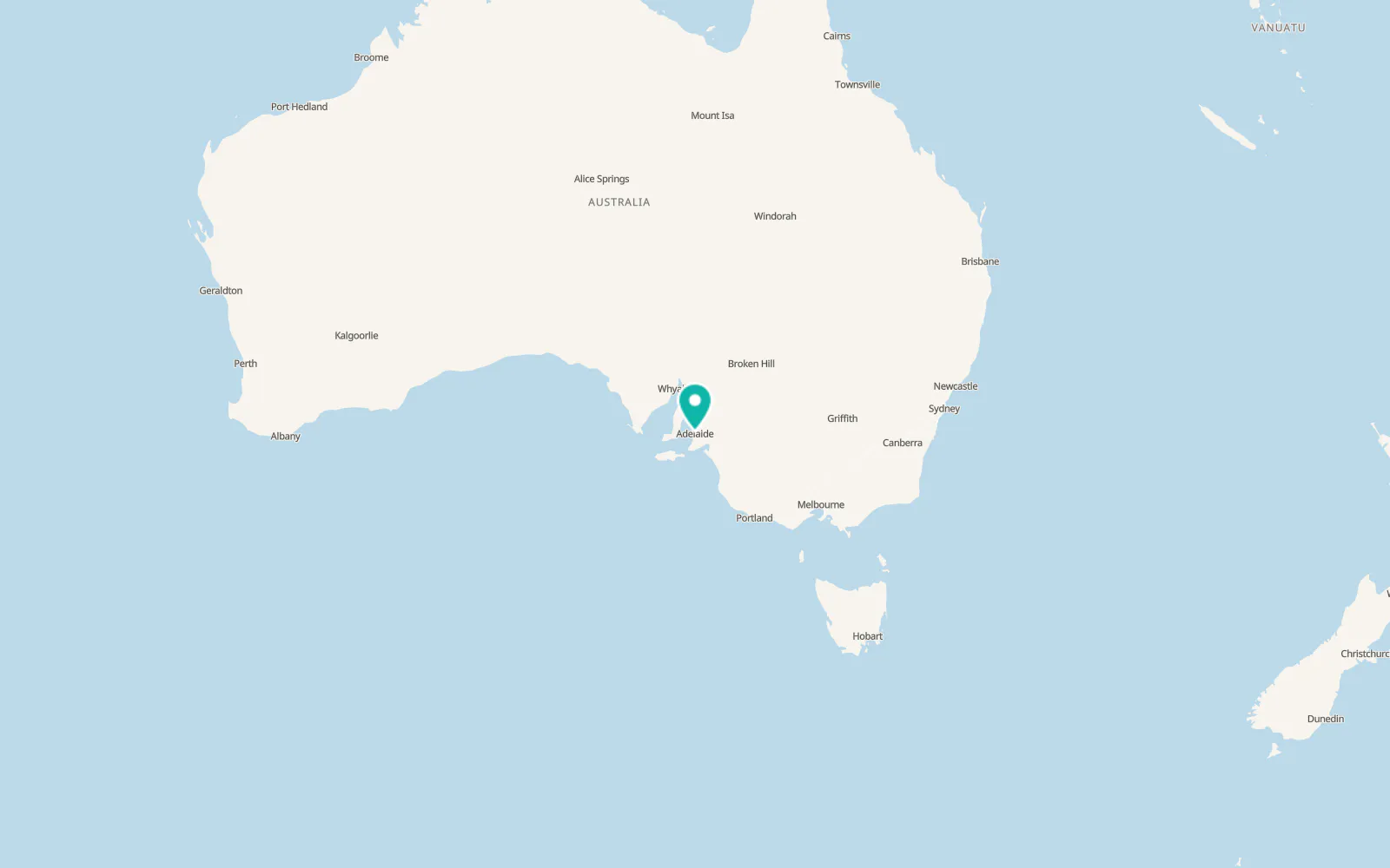 Map of Adelaide