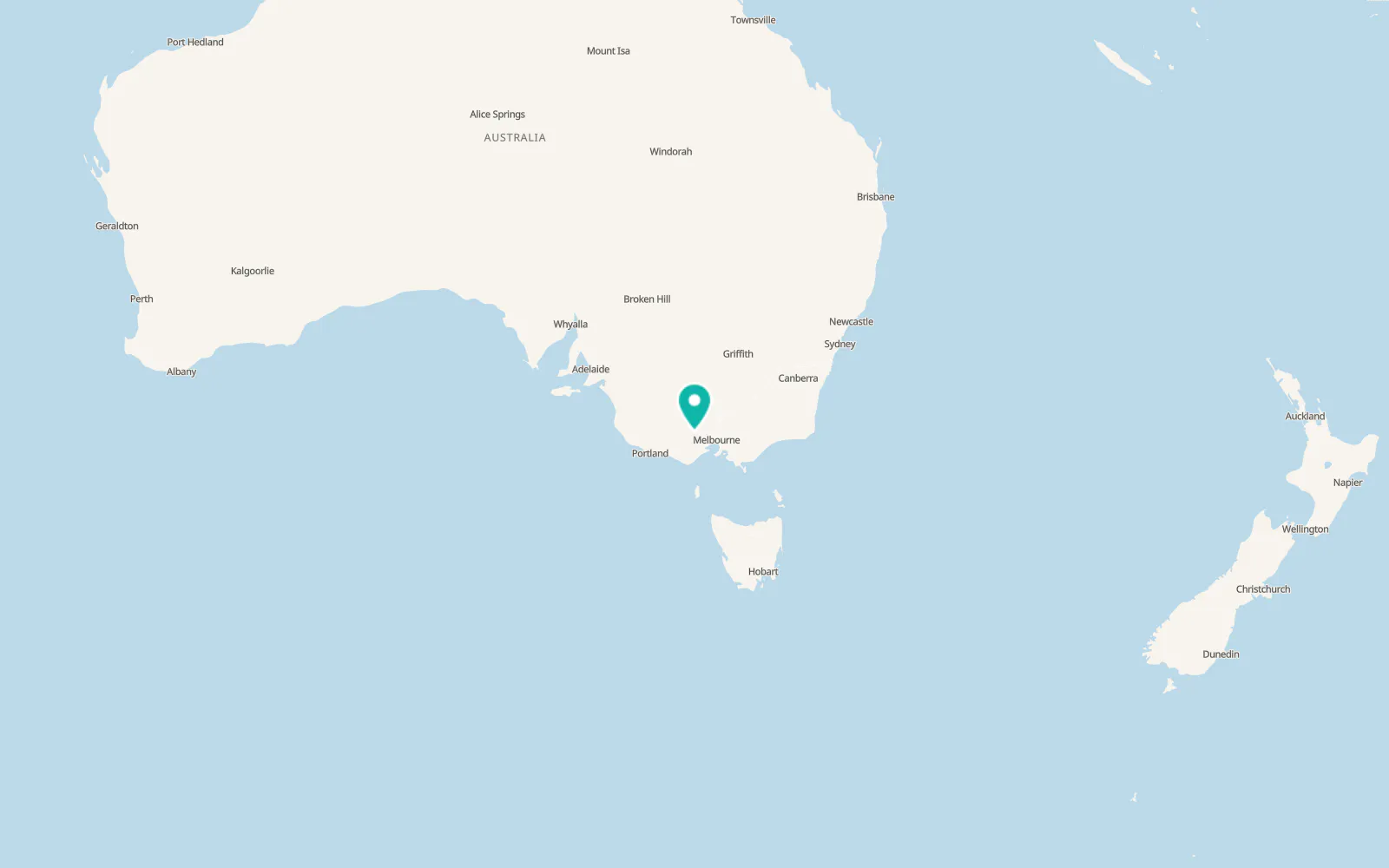 Map of Ballarat