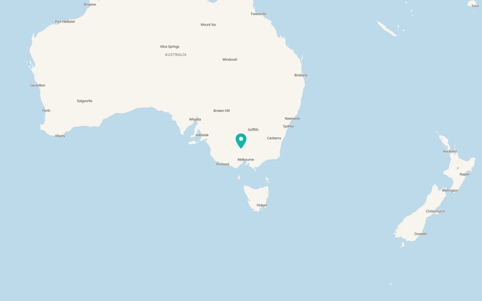 Map of Bendigo