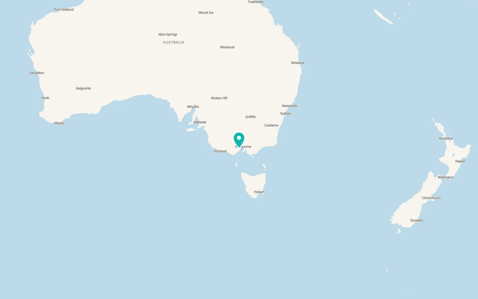 Map of Geelong