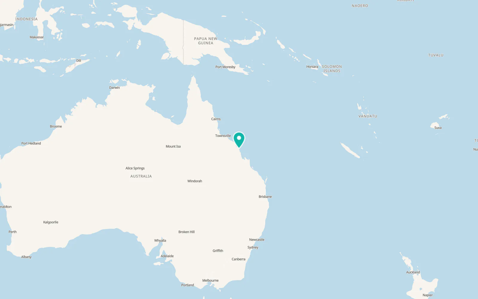 Map of Mackay