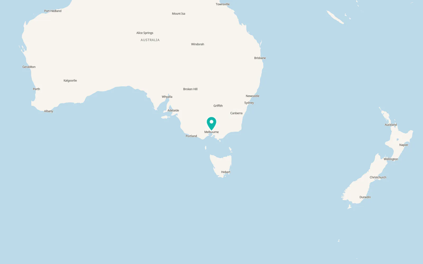 Map of Melbourne