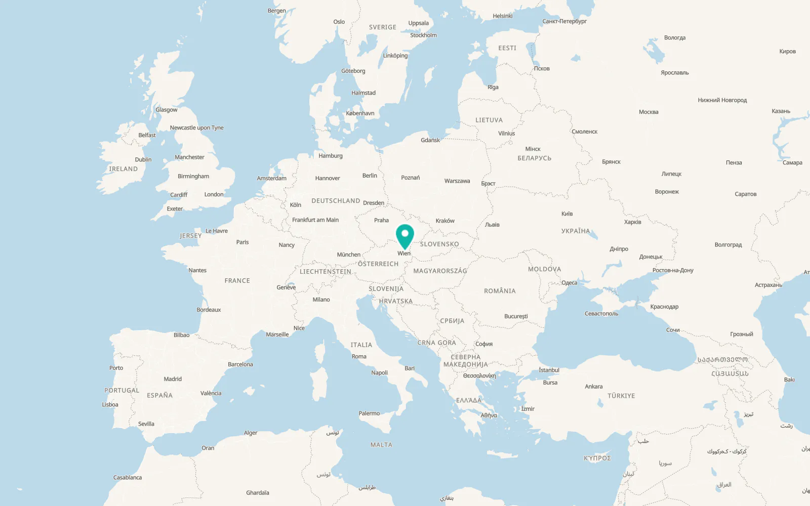 Map of Donaustadt