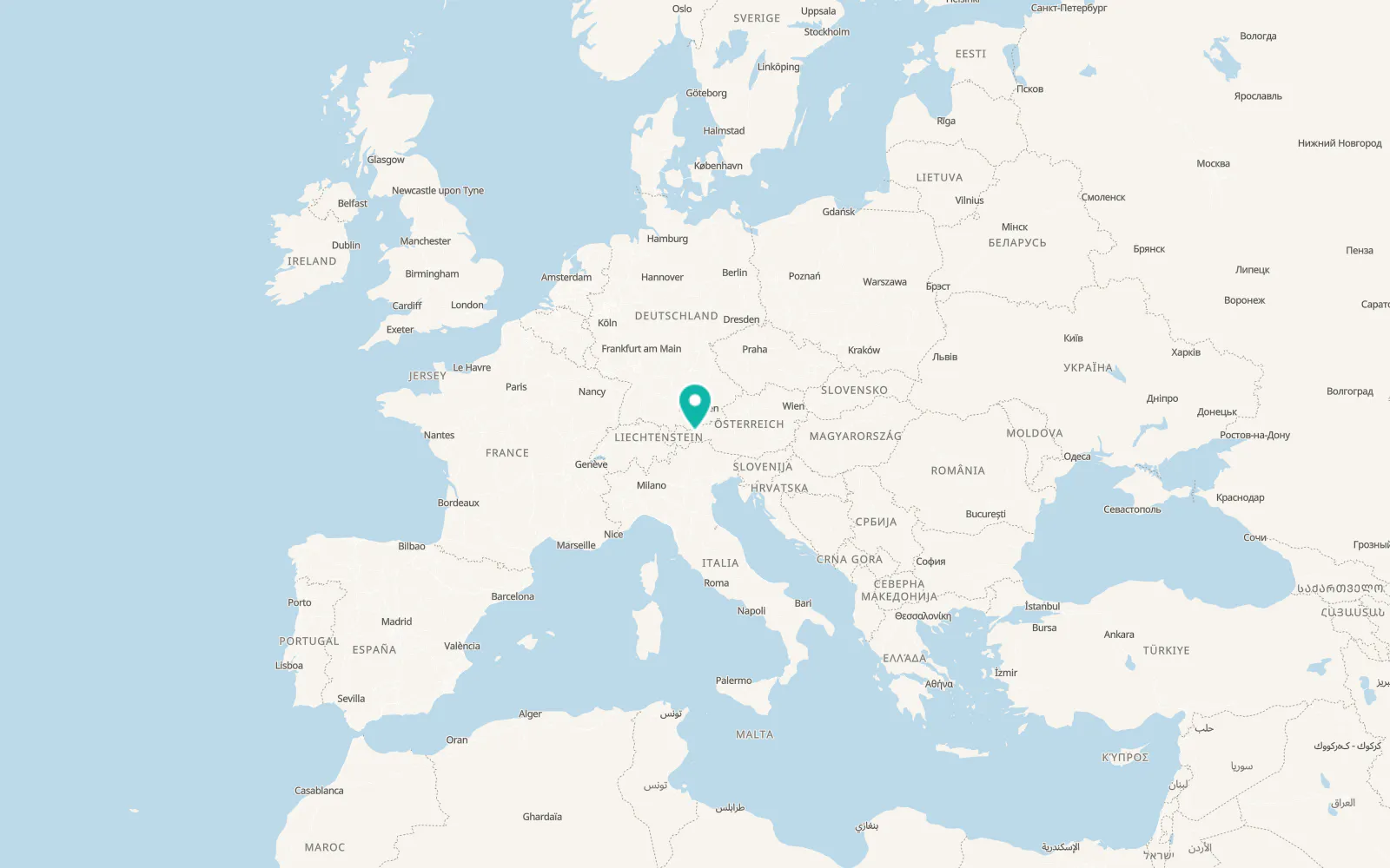 Map of Innsbruck