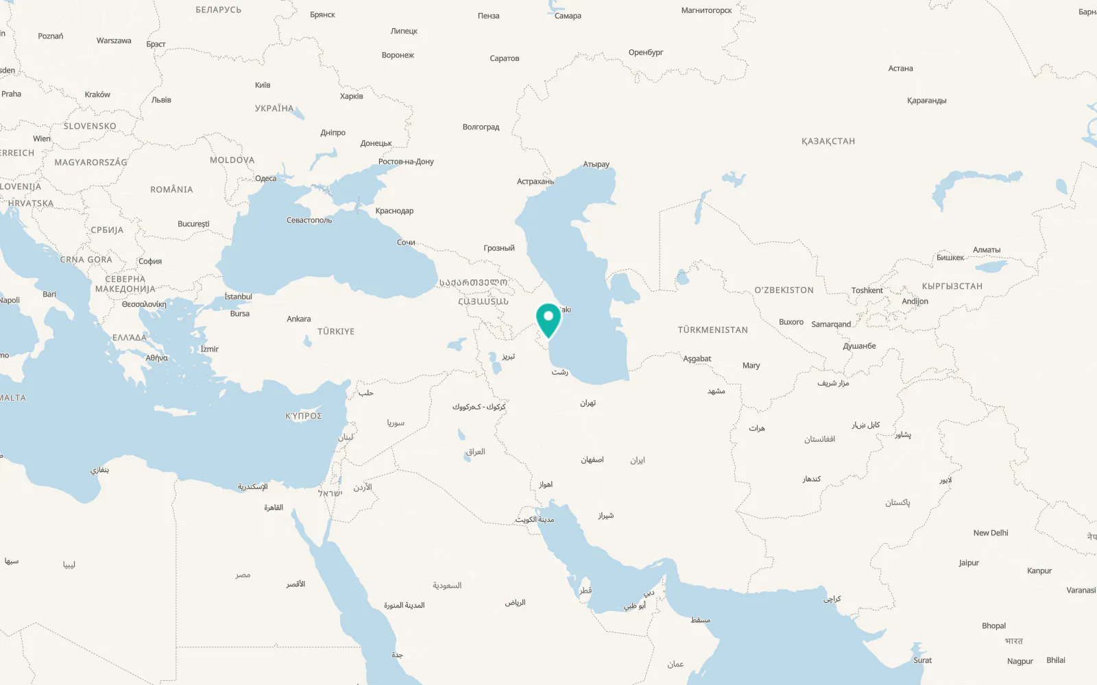 Map of Lankaran