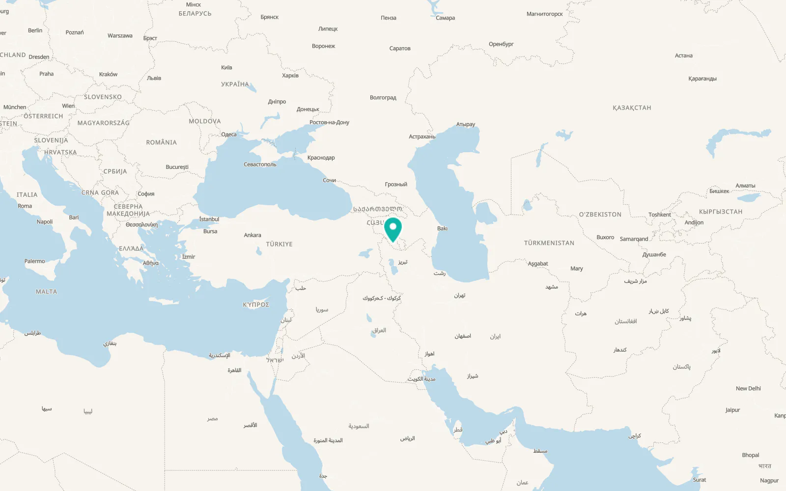 Map of Naxçıvan