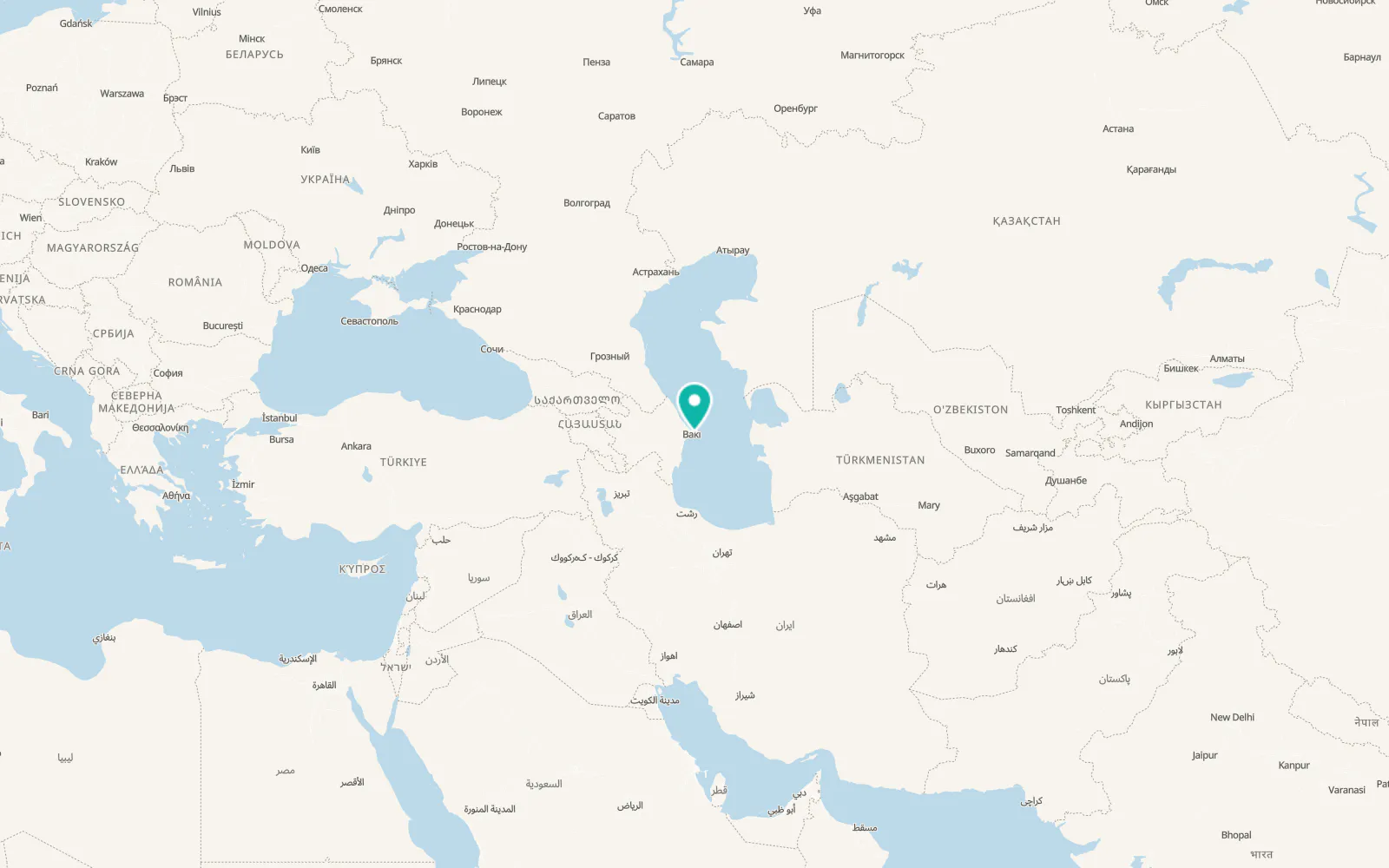Map of Qaraçuxur