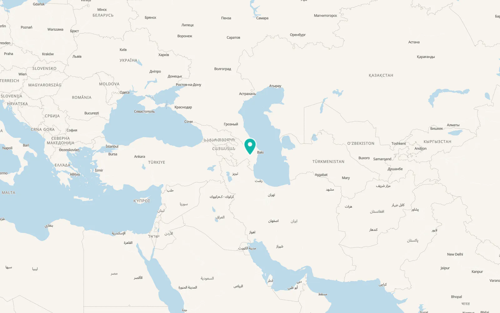 Map of Saatlı