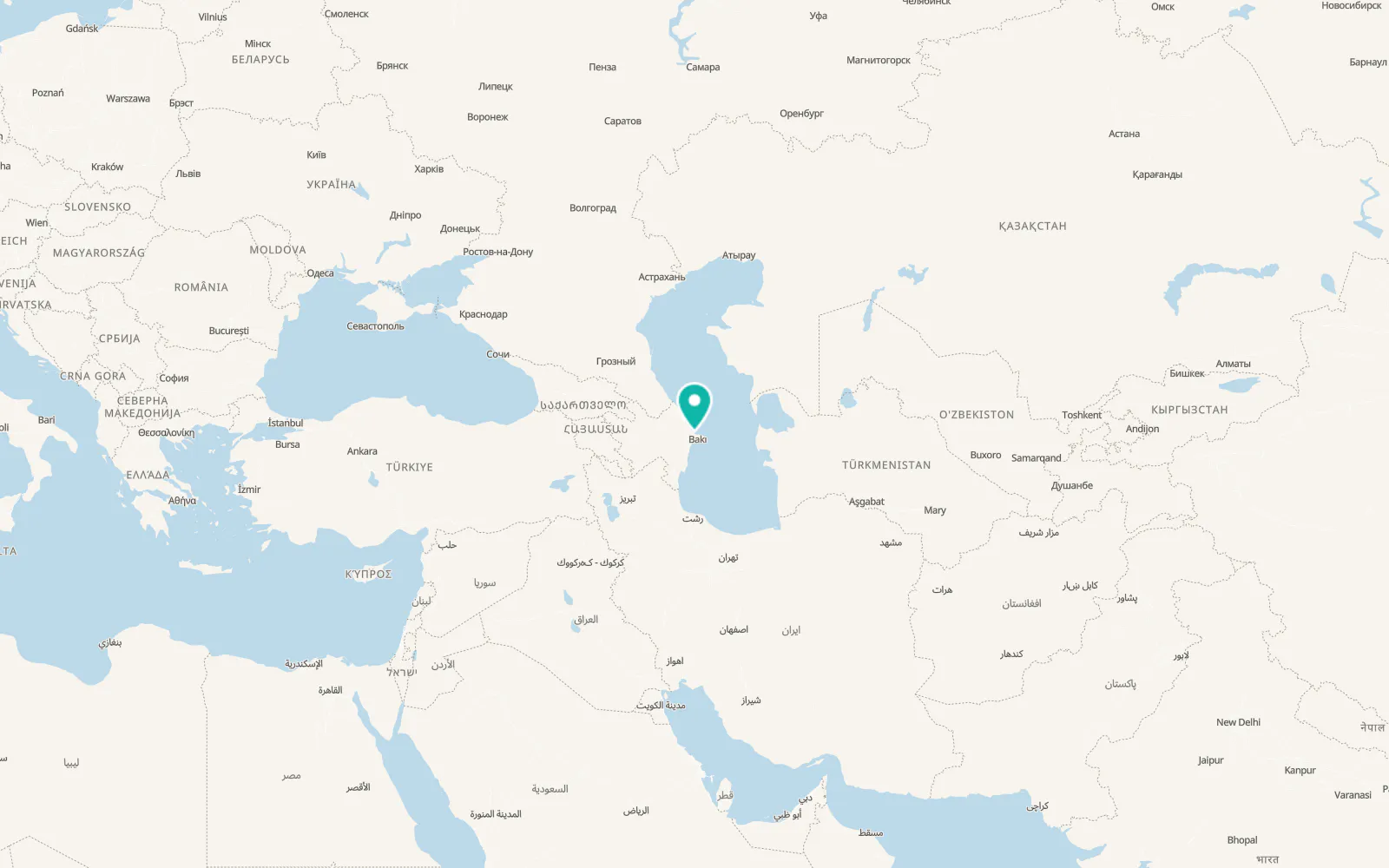 Map of Sumqayıt