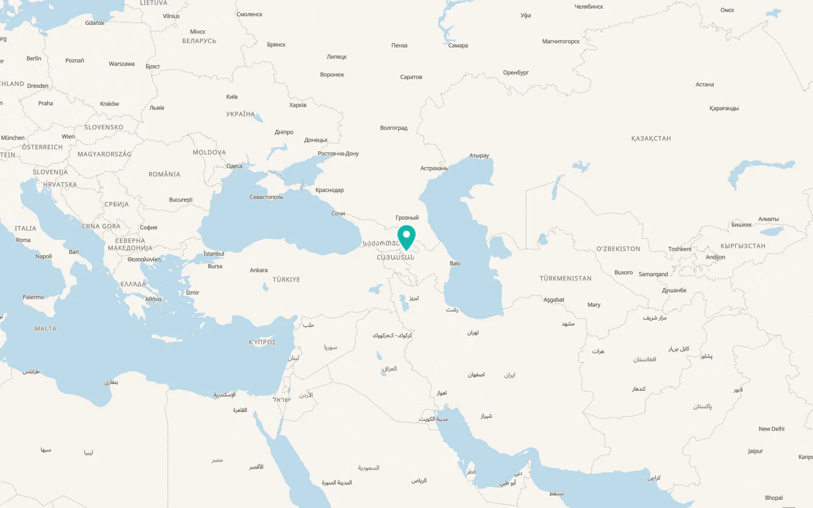 Map of Tovuz