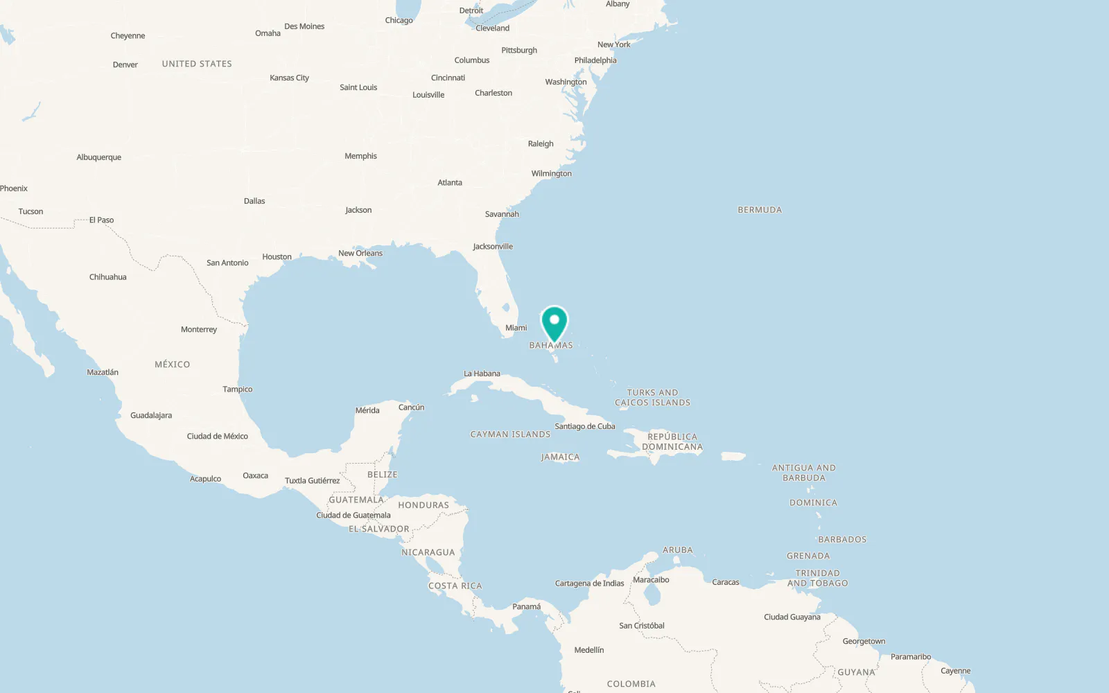 Map of Andros Town