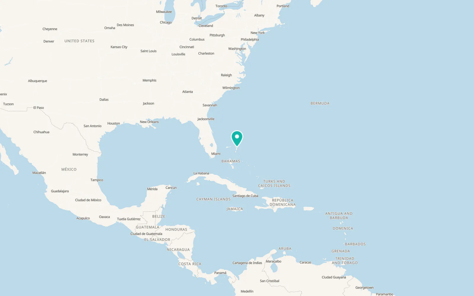 Map of Marsh Harbour