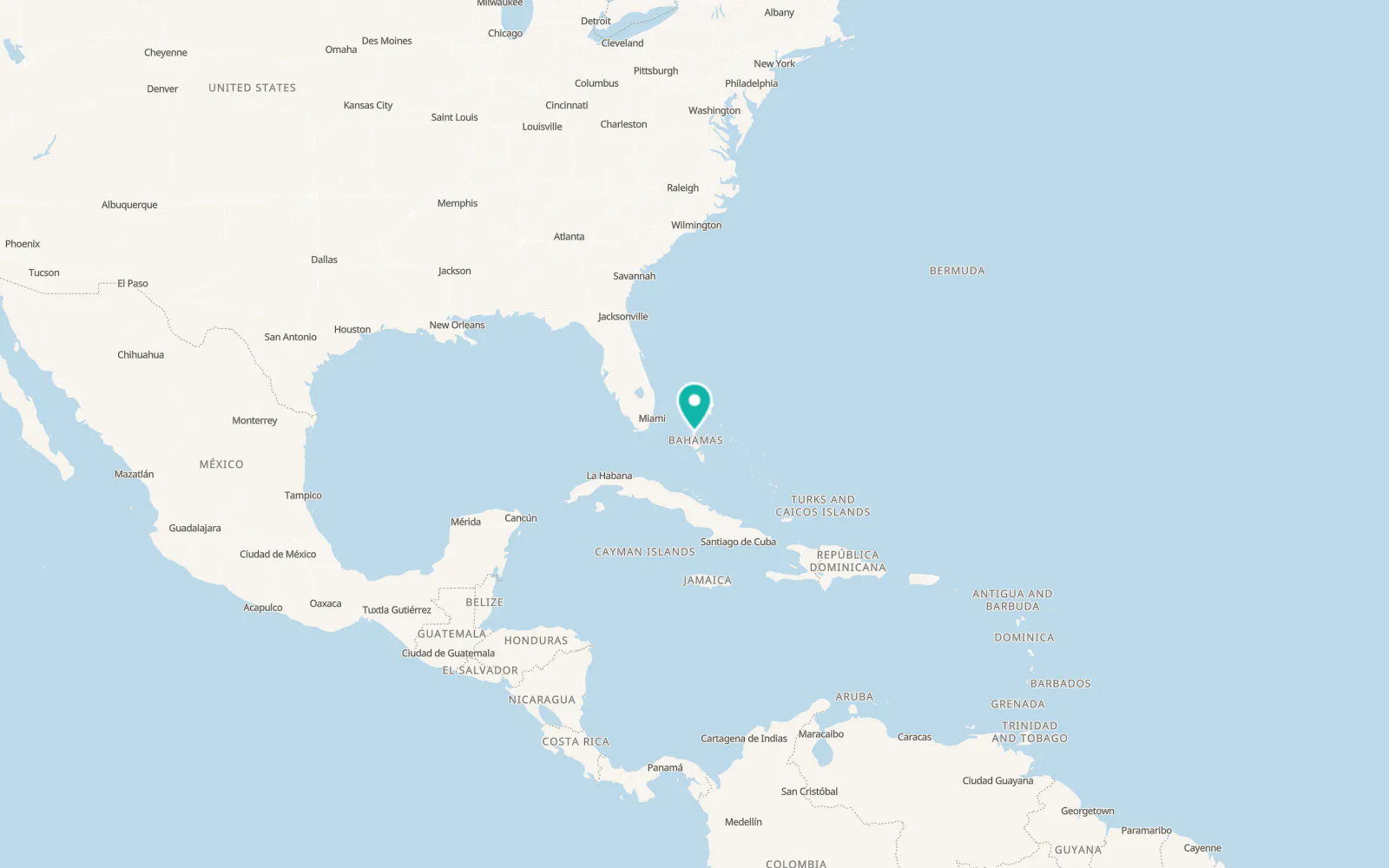 Map of San Andros