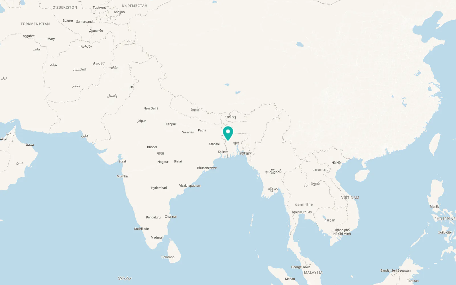 Map of Kushtia