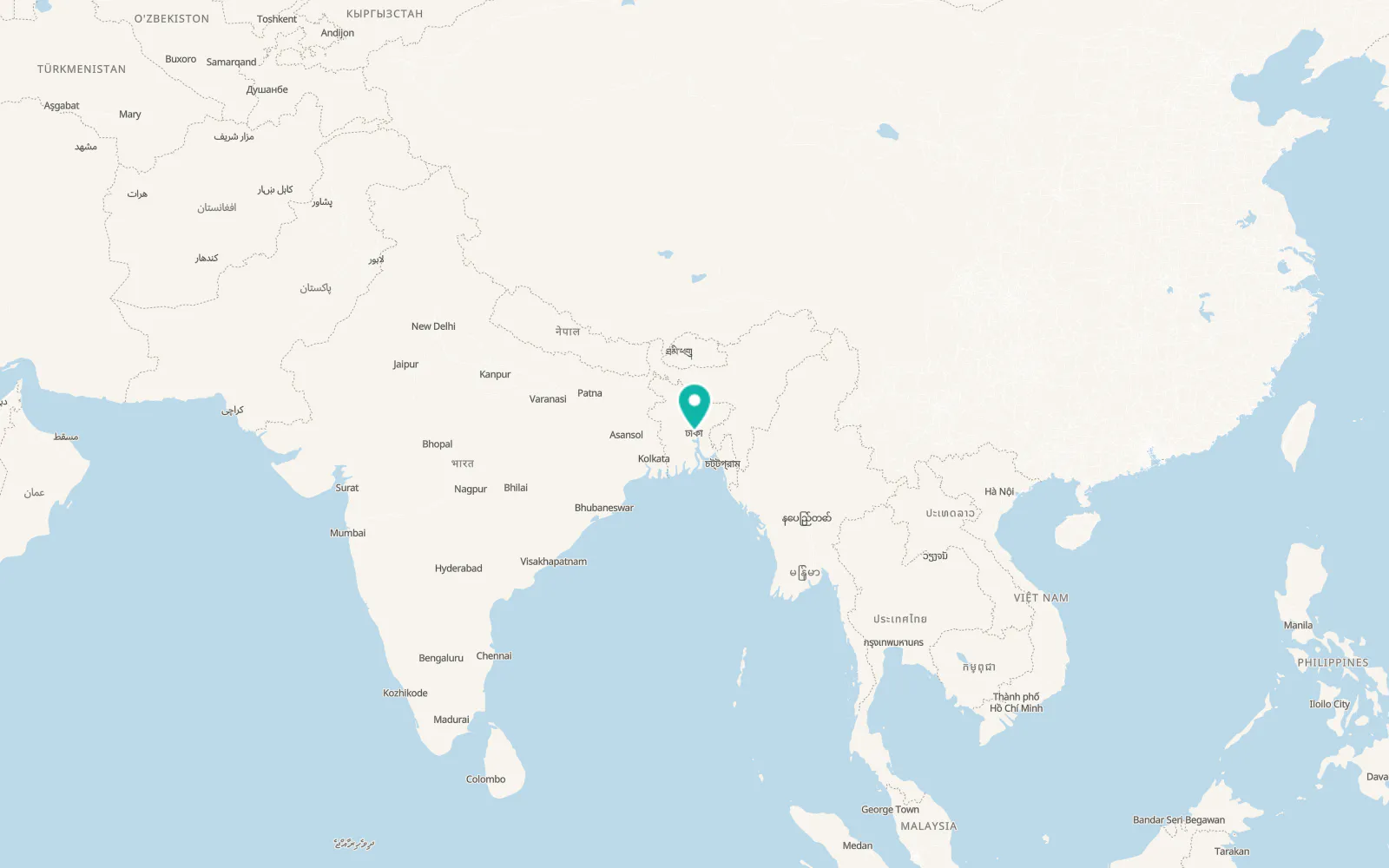 Map of Motijheel