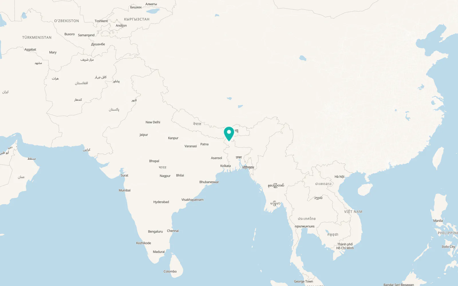 Map of Saidpur