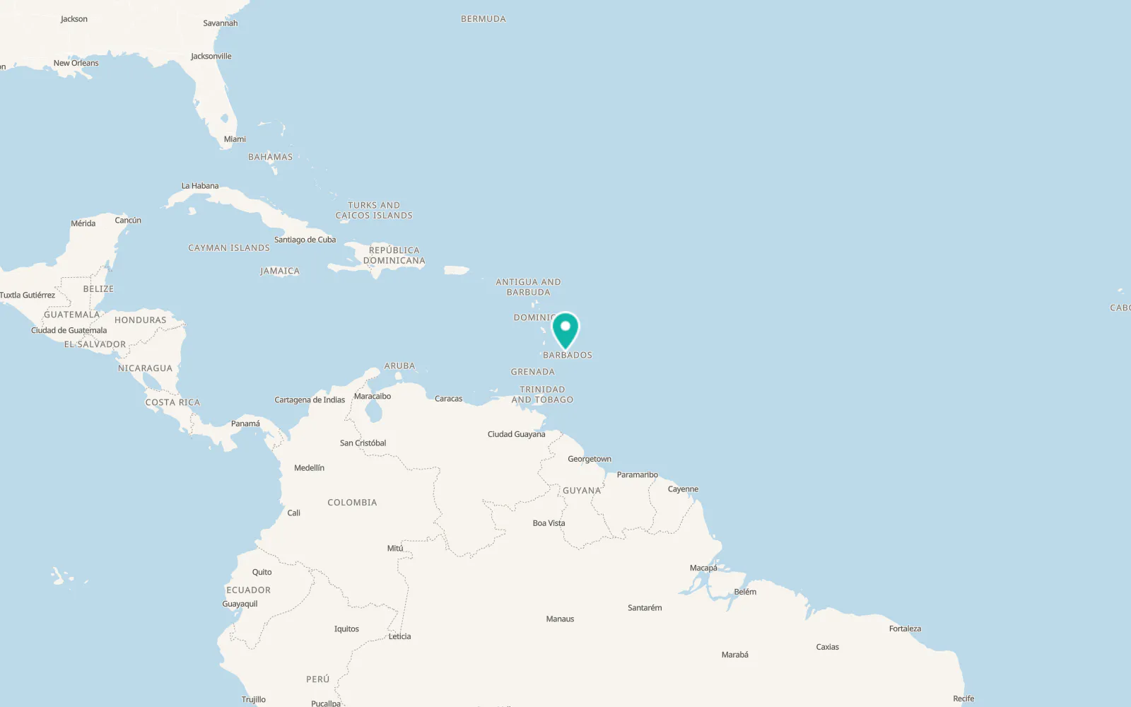 Map of Speightstown