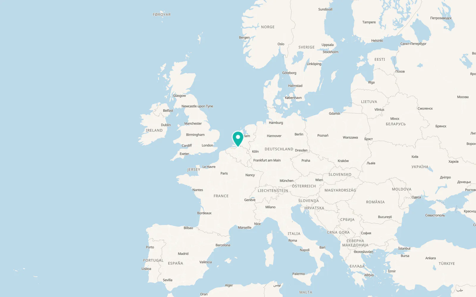Map of Antwerpen