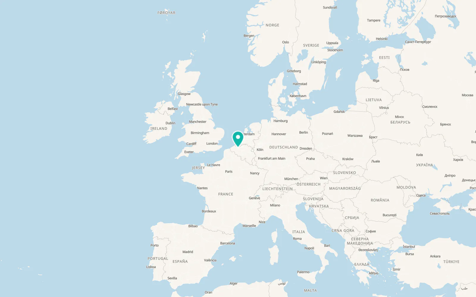 Map of Gent