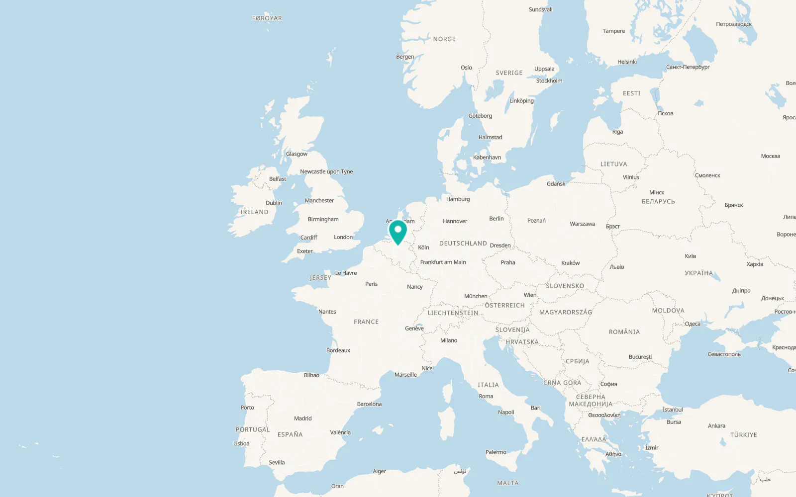 Map of Leuven