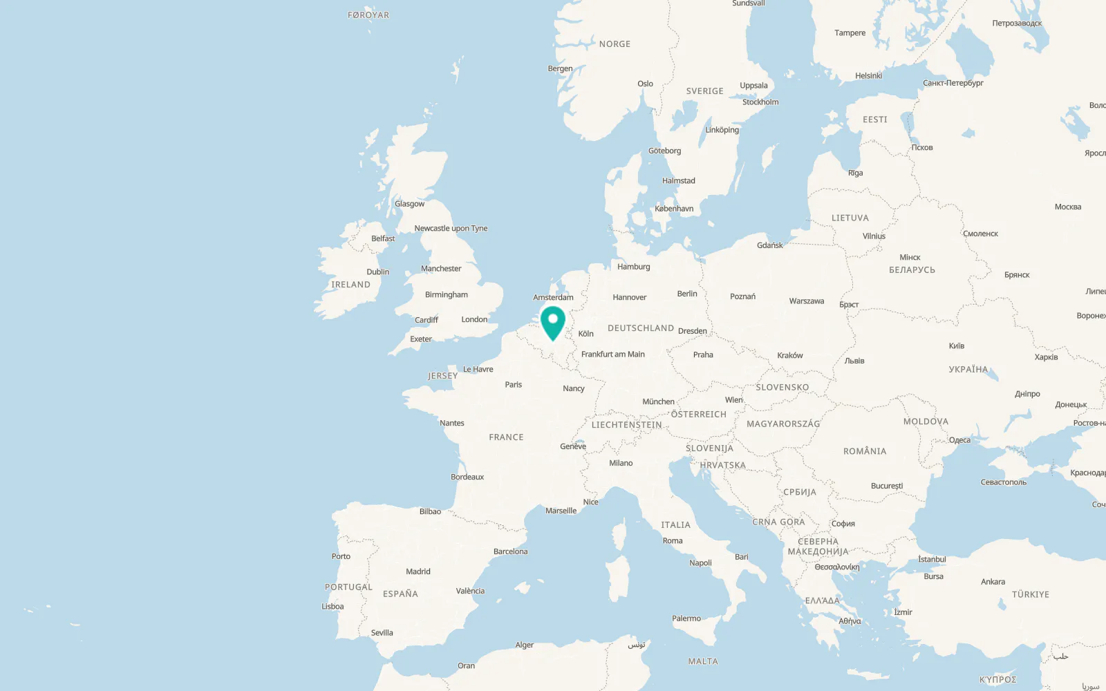 Map of Namur