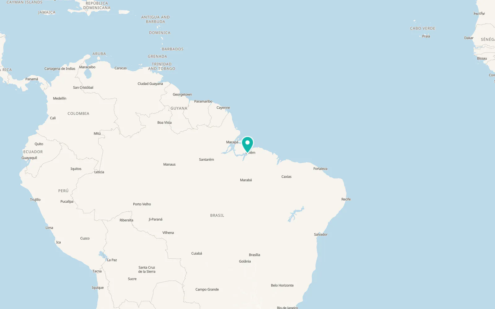 Map of Abaetetuba