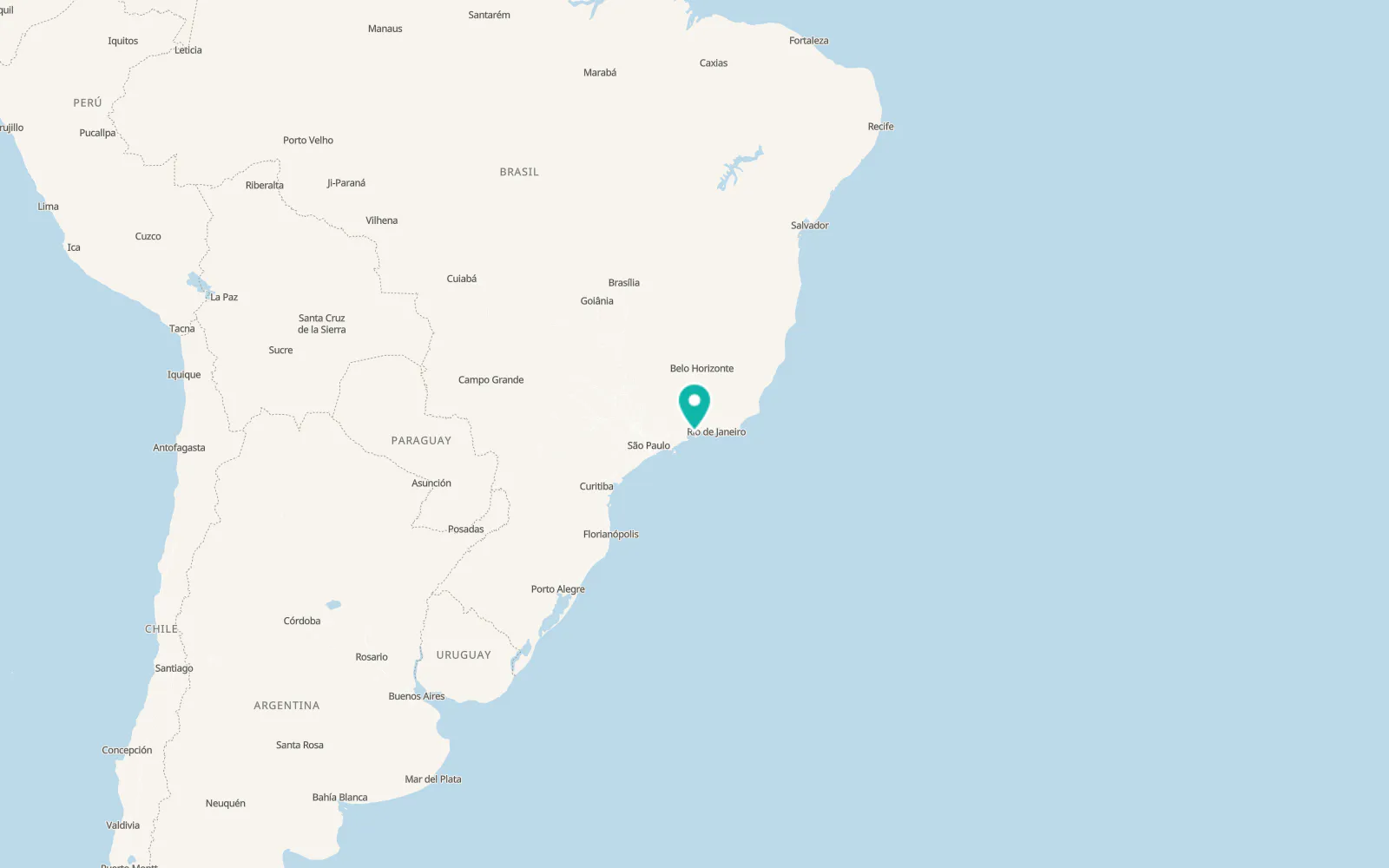 Map of Angra dos Reis