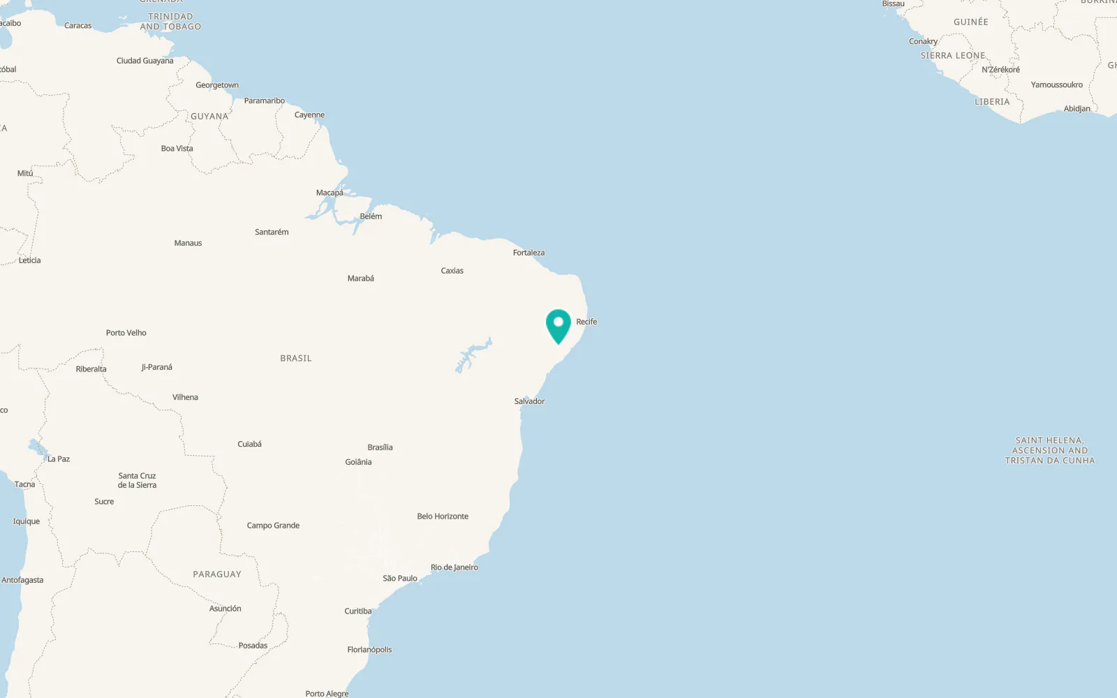 Map of Arapiraca