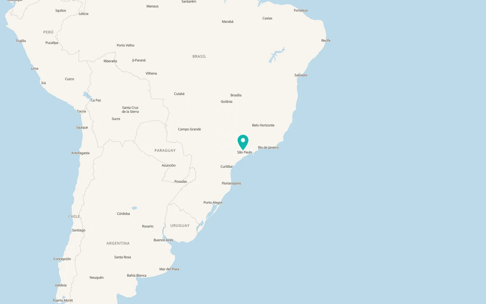Map of Barueri