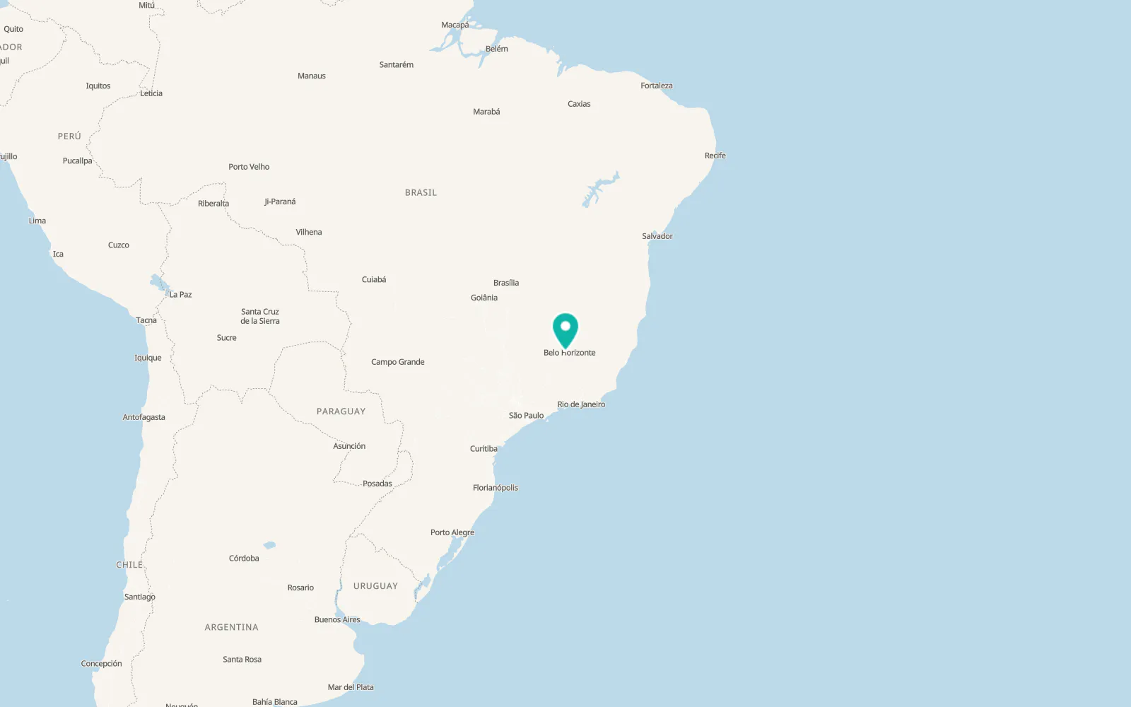 Map of Betim