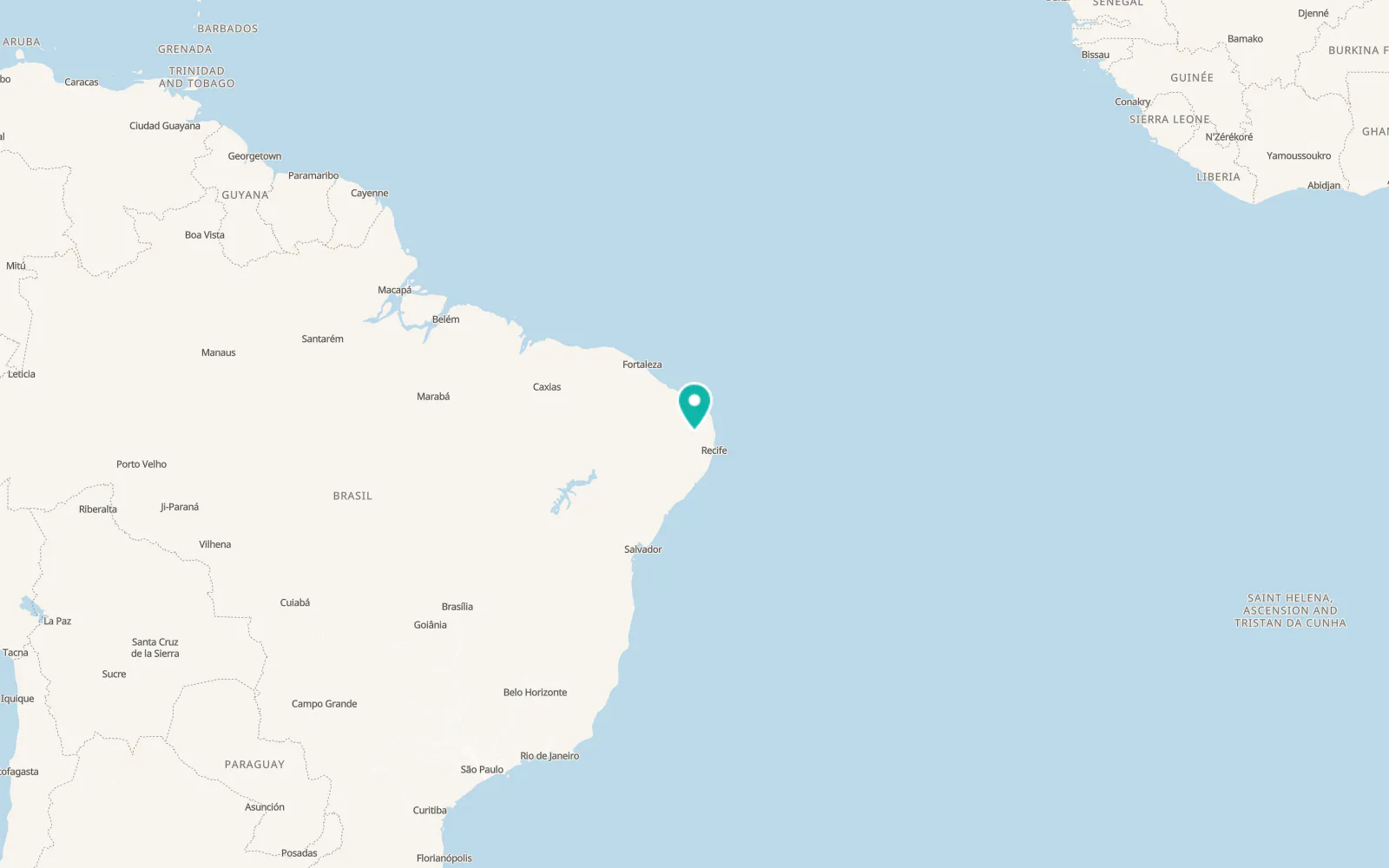 Map of Campina Grande