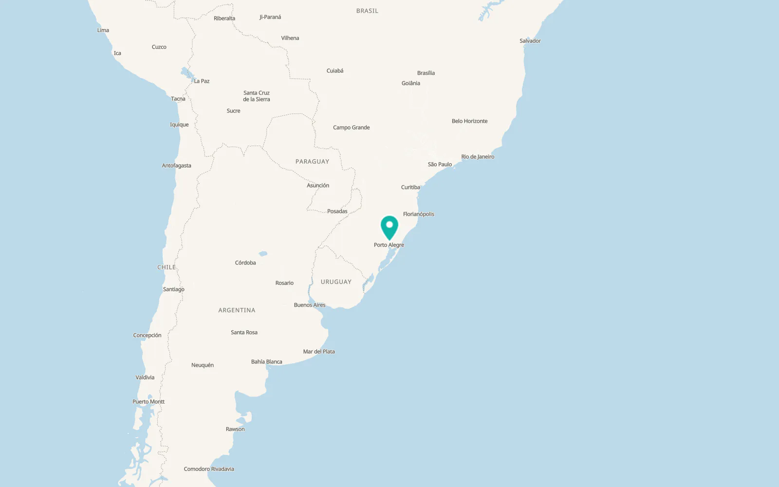 Map of Canoas