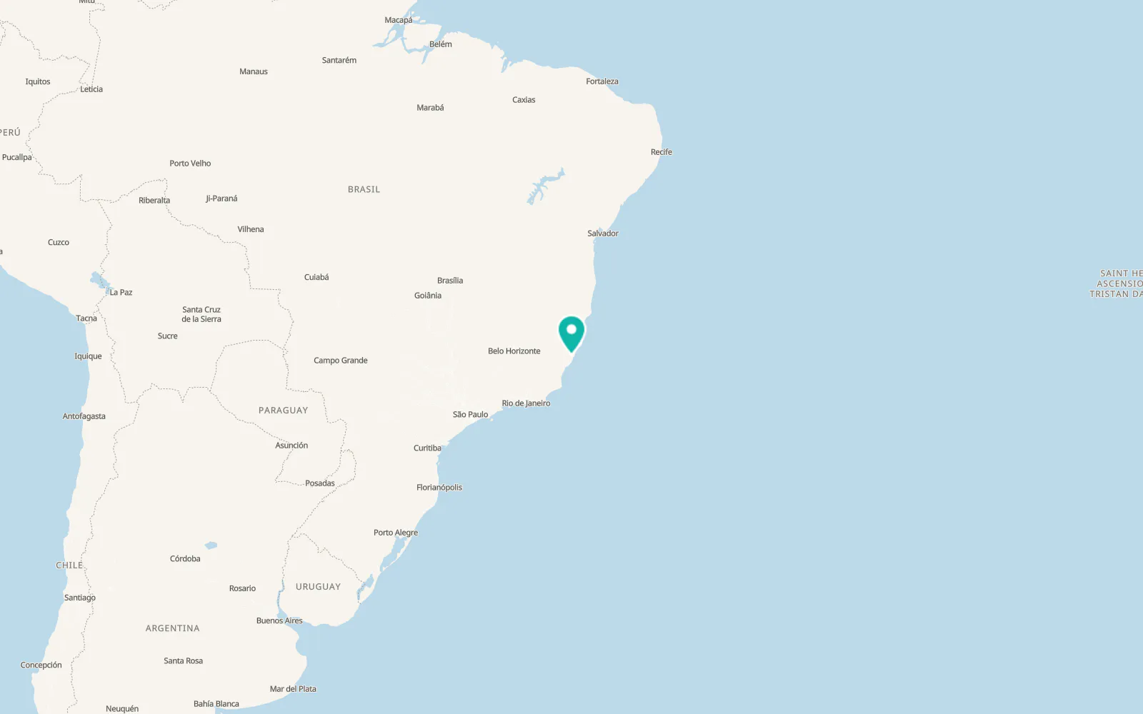 Map of Cariacica