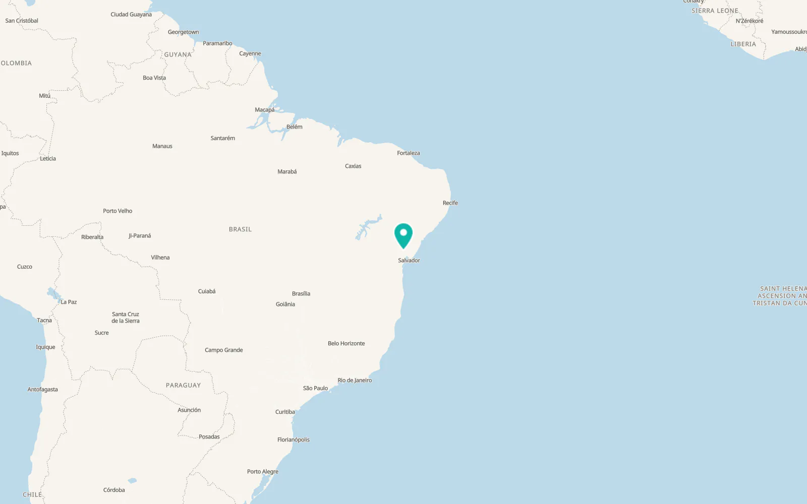 Map of Feira de Santana