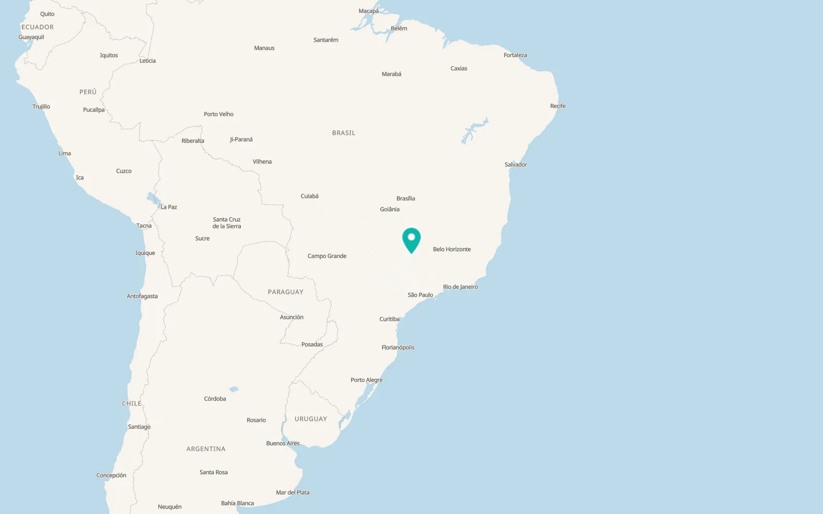 Map of Franca