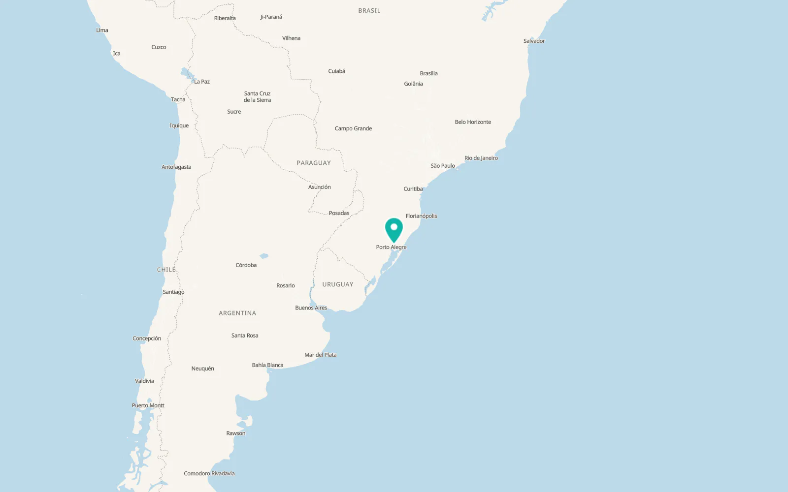 Map of Gravataí
