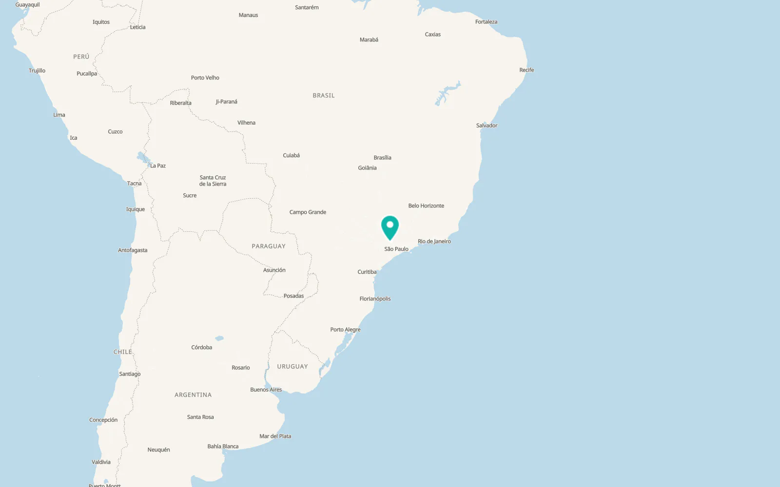 Map of Indaiatuba