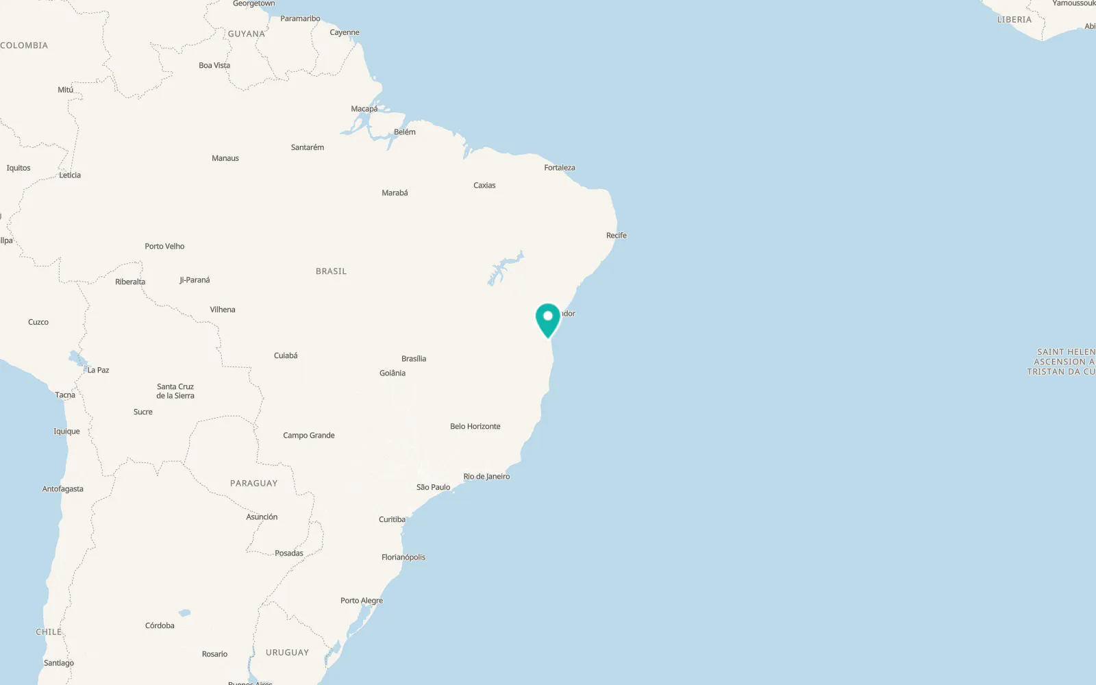 Map of Itabuna