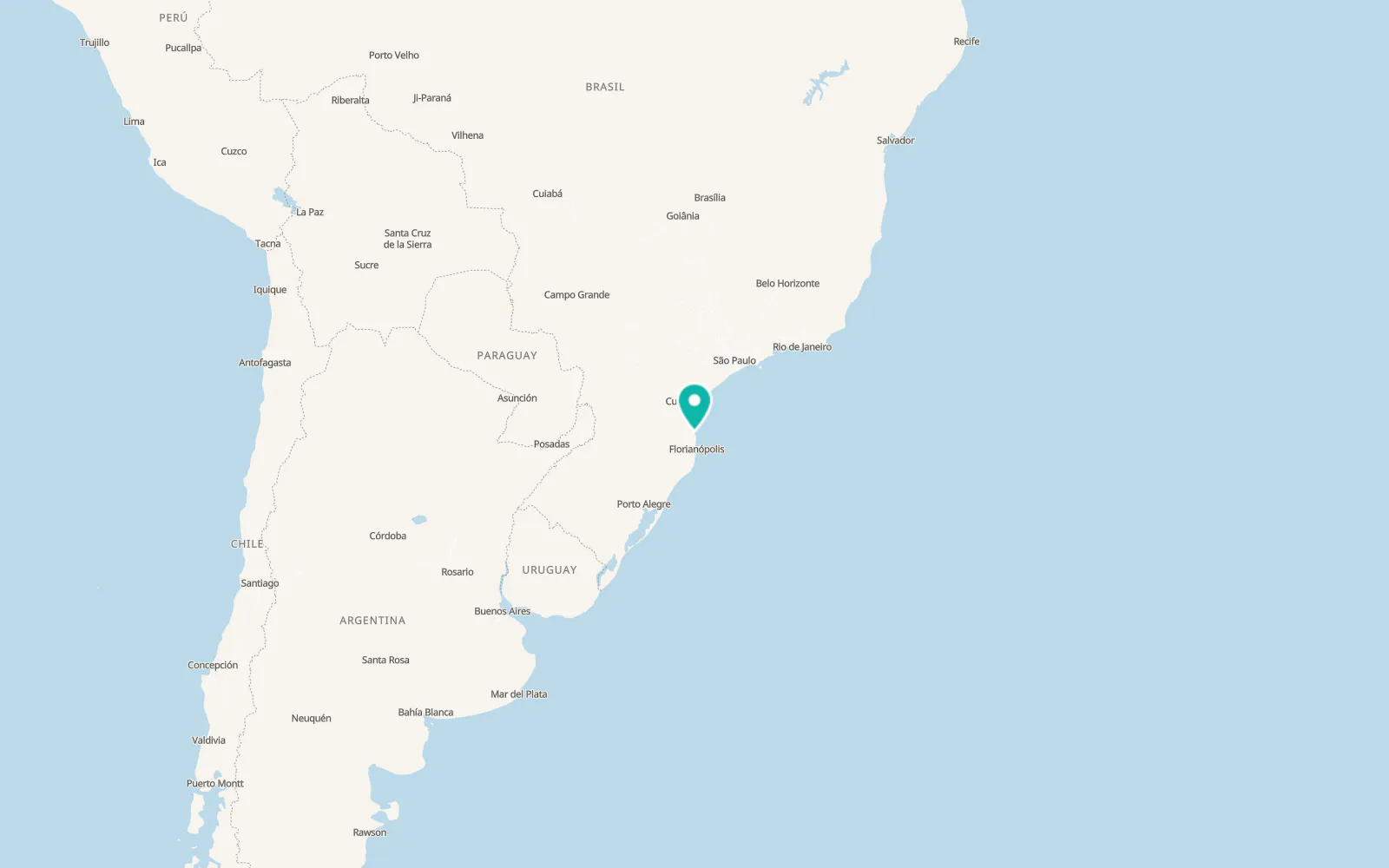 Map of Itajaí