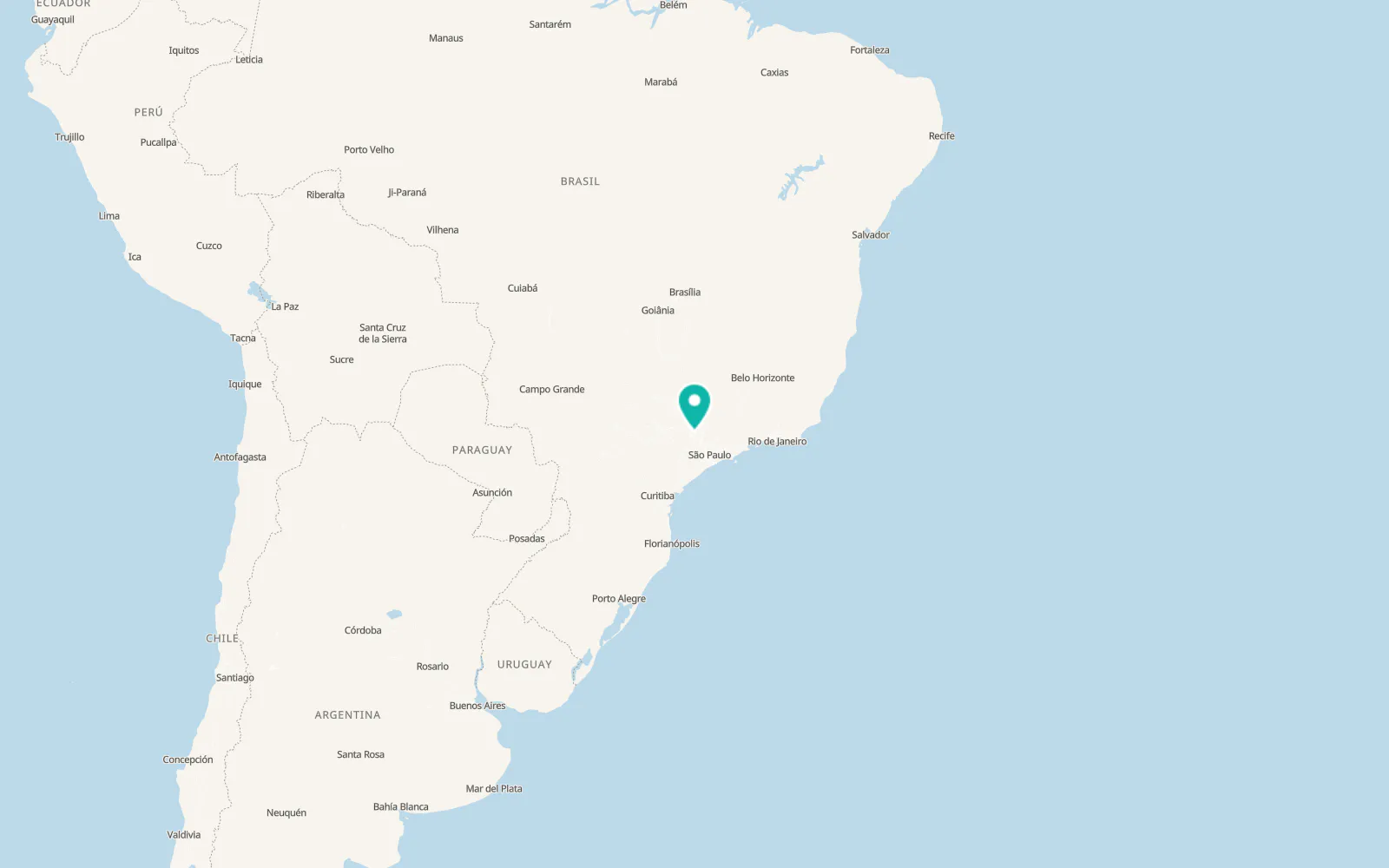 Map of Limeira