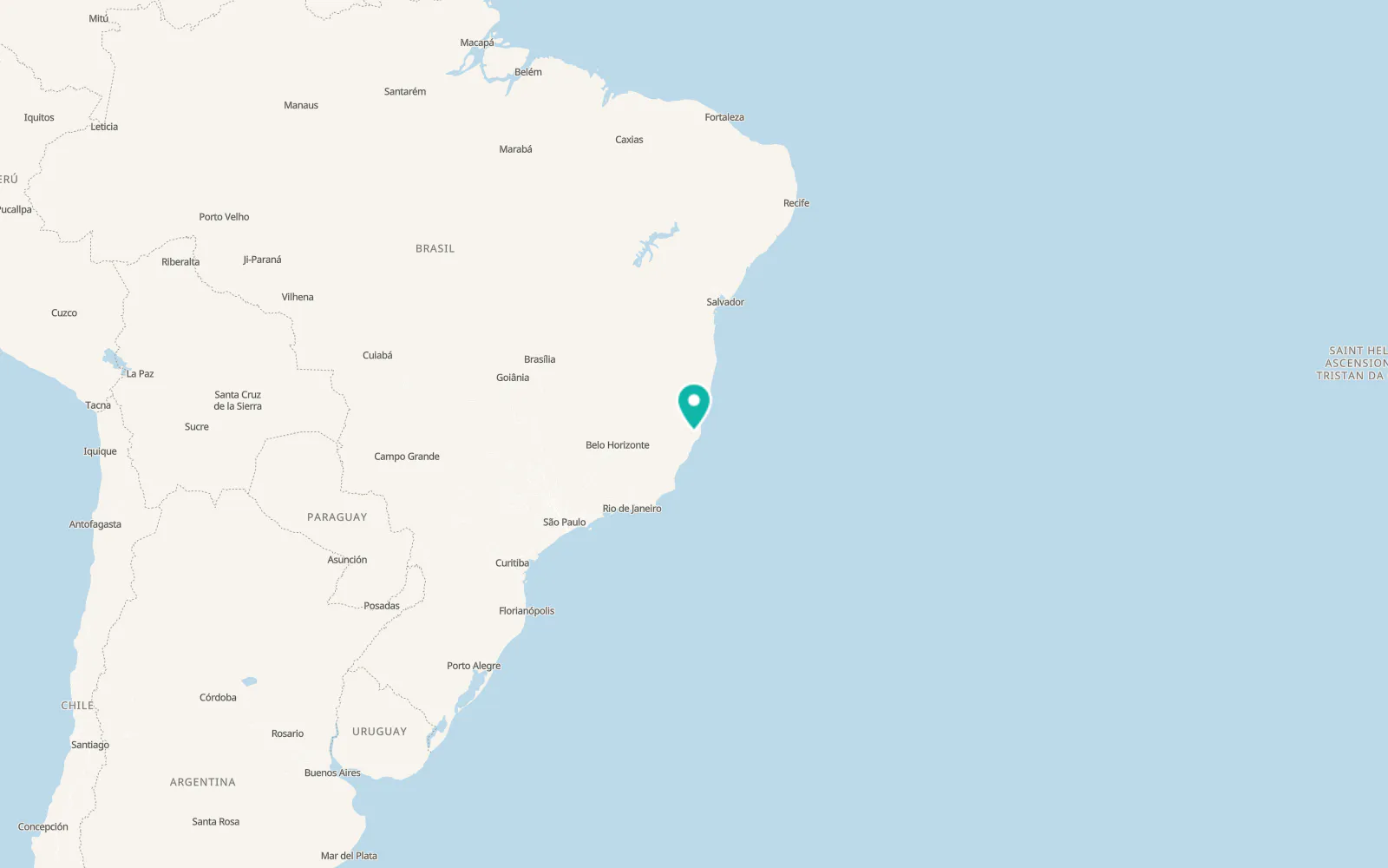 Map of Linhares