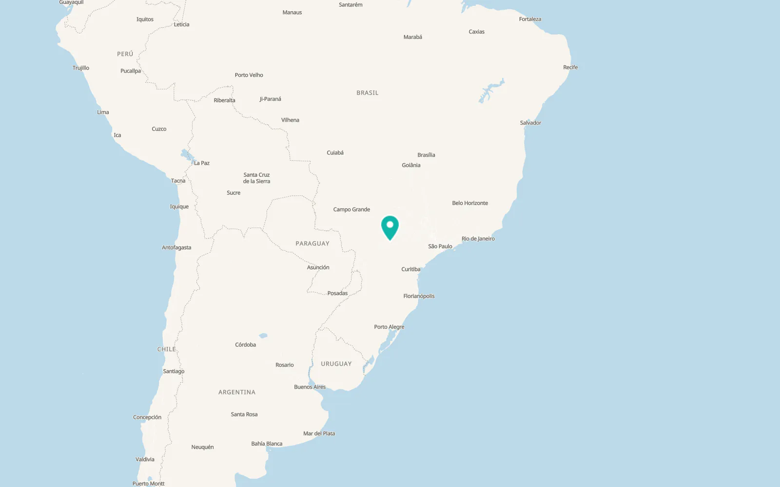 Map of Londrina